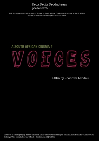 Voices (A South African cinema ?)