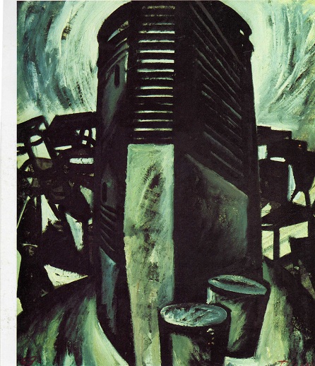 Peinture La Tour de Maiden/ Tahir Salakhov/ 1969.