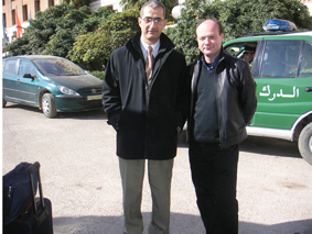 avec Hachemi Assad, commissaire du Festival du film amazigh, Algrie