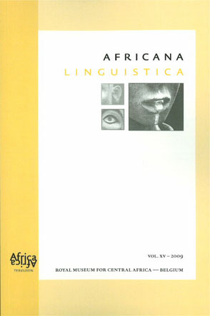 Africana Linguistica (Vol. XV-2009)