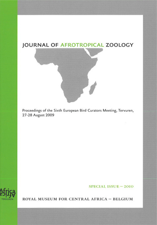 Journal of Afrotropical Zoology; Proceedings of the Sixth [...]