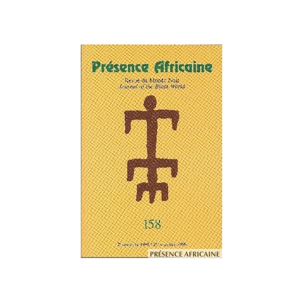 Revue Présence Africaine N°158