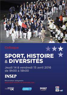 Colloque 14 & 15 Avril - Sport, histoire & diversité
