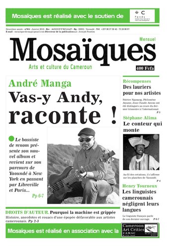 <em>Mosaïques</em> : parution du n° 14, janvier 2012