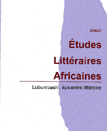 Etudes littéraires africaines (ELA)