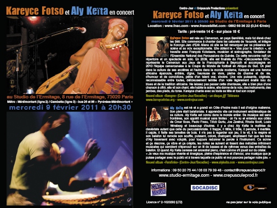 Kareyce Fotso and Aly Keïta live in Paris