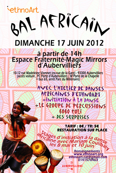Stage de danse africaine avec Mariam Coulibaly
